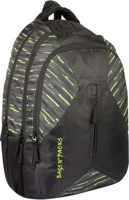 

Favria Bags N Packs 32 L Laptop Backpack(Black, Green)