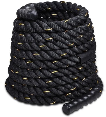 

Sahni Sports Best Workout Equipment for Total Body Exercise to improve Cardio, Strength & Power. Premium Battle Rope(Length: 50 ft, Weight: 5 kg, Thickness: 1.5 inch)