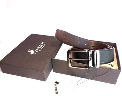 

Zurich Men & Women Casual, Party, Formal, Evening Black, Brown Genuine Leather Reversible Belt