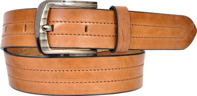 

Aone Men Casual Beige Genuine Leather Belt