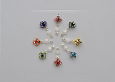 

Crystal Fancy Bindi Ladies & Women Multicolor Bindis(For Indian Women)