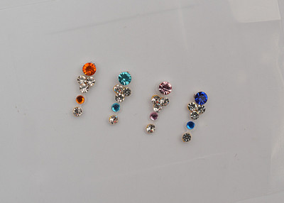 

Crystal Fancy Bindi Girls & Ladies Red, Blue, Pink Bindis(For Indian Women)