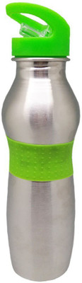 

Shoppersoft Stainless Steel water Bottle 750 ml Sipper(Pack of 1, Green)