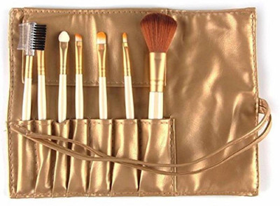 

Sphyro 7 Pcs Make Brush Kit with Sleek Pouch (Pack of 7)(Pack of 7)