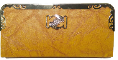 

AZED Collections Party Tan Clutch