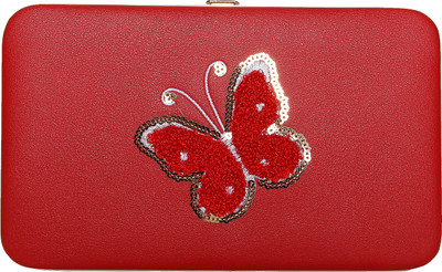 

aaradhya creations Casual Red Clutch