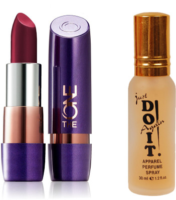 

Oriflame Sweden The ONE 5-in-1 Colour Stylist Lipstick 4g (Very Burgundy - 33544) With Just Do It Perfume 30ml(Set of 2)