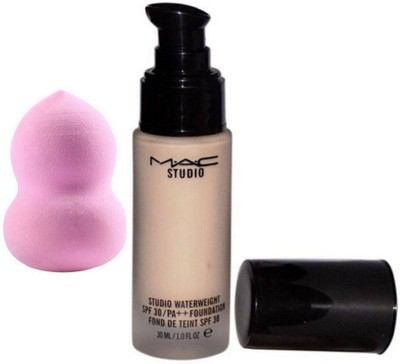 

Imported Sponge Puff&Mac Tripple Layer Packaging Studio Water Weight Foundation(Set of 2)