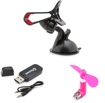 

MINIFOX BLUETOOTH MUSIC RECIEVER, FAN, MOBILE HOLDER Combo Set