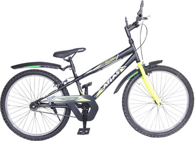 

Atlas Rush Sporty Bike For Teens Matt Black&Green 24 T Mountain Cycle(Single Speed, Multicolor)