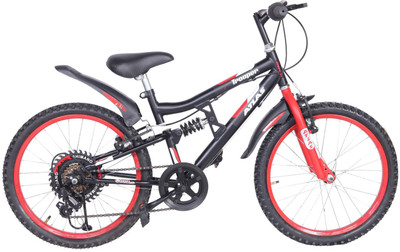 

Atlas Trooper Rear Suspension Sporty Bike For Kids Age Of 7-9yrs Black&Red 20 T 7 Gear Recreation Cycle(Multicolor)