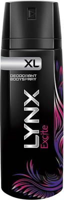 

Lynx Excite Body Spray Deodorant-Long Lasting Body Spray ,a woody fragrance with a hint of sweetness, A blend of coconut, hazelnut and caramel notes. Deodorant Spray - For Men(200 ml)