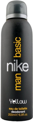 

Nike Man Basic Yellow Body Spray - For Men(200 ml)