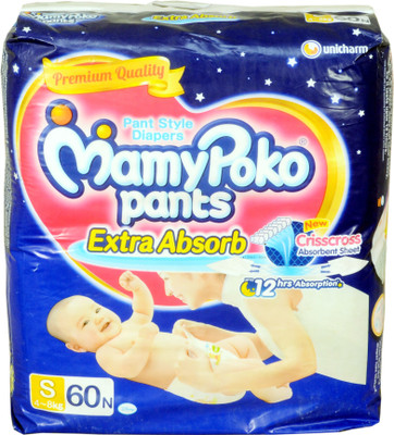 

MamyPoko extra absorb diapers - S