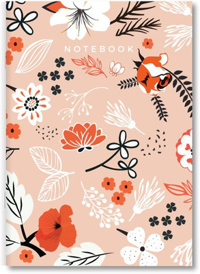 Supple Room A5 Notebook(Floro Collection, Peach)