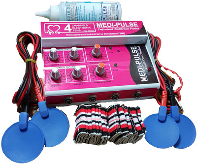 

MEDI-PLUSE 4CH TENS MACHINE WITH GEL BOTTLE ( PINK ) muscle stimulater Electrotherapy Electrotherapy Device(4CH TENS MACHINE WITH GEL BOTTLE ( PINK ))