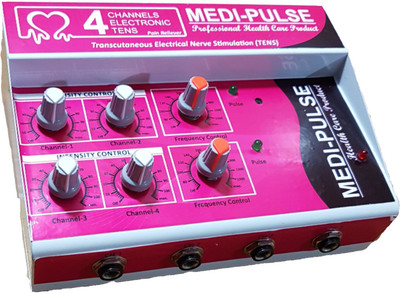 

MEDI-PLUSE 4CH TENS MACHINE ( PINK ) muscle stimulater Electrotherapy Electrotherapy Device(4)