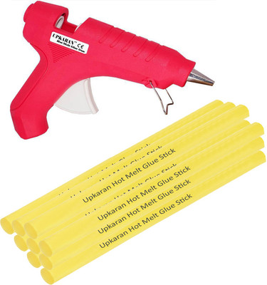

Upkaran Pink 40 Watt With 9 Hot Melt Glue Sticks Standard Temperature Corded Glue Gun(11 mm)