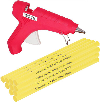 

Upkaran Pink 40 Watt With 10 Hot Melt Glue Sticks Standard Temperature Corded Glue Gun(11 mm)