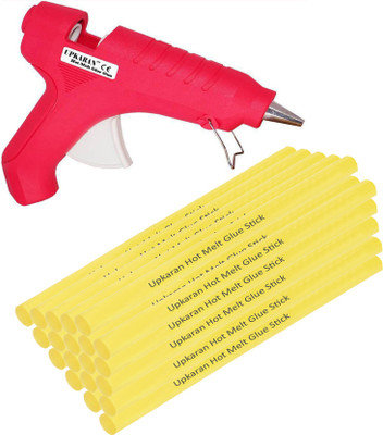 

Upkaran Pink 40 Watt With 20 Hot Melt Glue Sticks Standard Temperature Corded Glue Gun(11 mm)