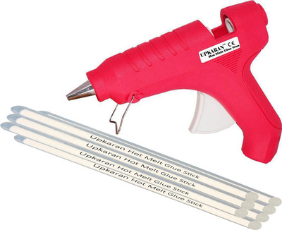 

Upkaran Hot Melt Glue Gun kit 40 Watt With 7 Glue Sticks For Quick Repairs, Paper & Cloth High-Tech Professional Electronic Standard Temperature Corded Glue Gun(11 mm)