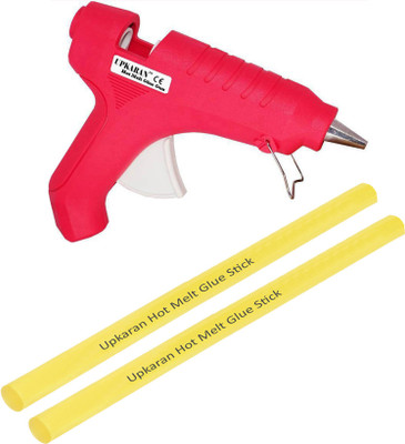 

Upkaran Pink 40 Watt With 2 Hot Melt Glue Sticks Standard Temperature Corded Glue Gun(11 mm)