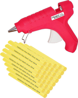 

Upkaran 40W Watt Bond ( Free 30 Stick ) Leak Proof | High Quality | Hot Melt Glue Gun For Quick Repairs, Paper & Cloth High-Tech Professional Electronic Standard Temperature Corded Glue Gun(11 mm)
