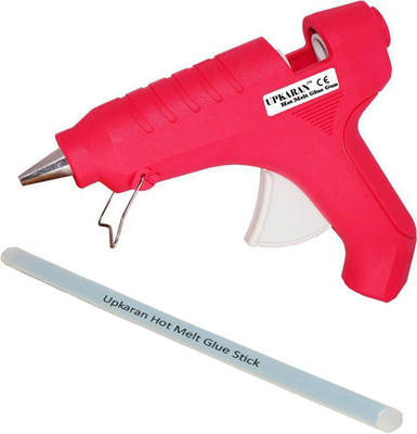 

Upkaran Hot Melt DIY Glue Gun kit 40 Watt With 1 Sticks For Paper & Cloth,School Projects High-Tech Qick Repairs Professional Electronic Standard Temperature Corded Glue Gun(11 mm)