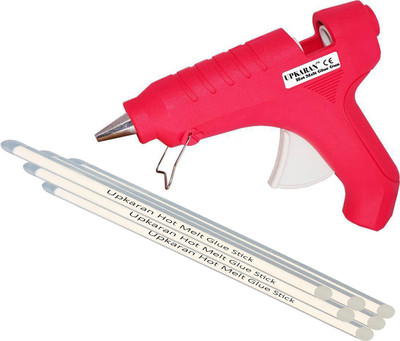 

Upkaran Hot Melt Glue Gun kit 40 Watt With 6 Glue Sticks For Quick Repairs, Paper & Cloth High-Tech Professional Electronic Standard Temperature Corded Glue Gun(11 mm)