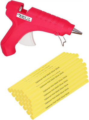 

Upkaran Pink 40 Watt With 25 Hot Melt Glue Sticks Standard Temperature Corded Glue Gun(11 mm)