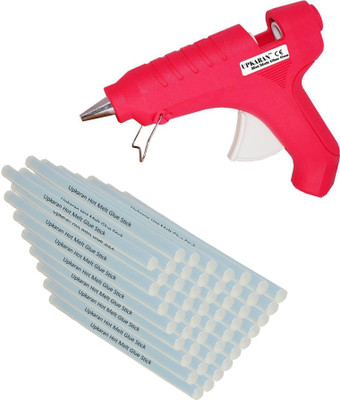 

Upkaran Hot Melt DIY Glue Gun kit 40 Watt With 50 Sticks For Paper & Cloth,School Projects High-Tech Qick Repairs Professional Electronic Standard Temperature Corded Glue Gun(11 mm)