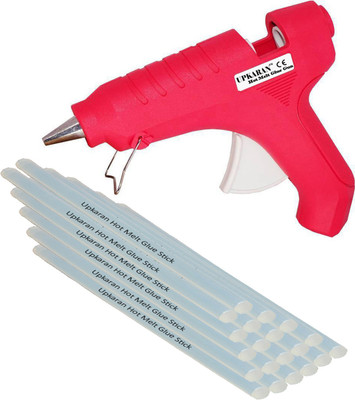 

Upkaran Hot Melt DIY Glue Gun kit 40 Watt With 20 Sticks For Paper & Cloth,School Projects High-Tech Qick Repairs Professional Electronic Standard Temperature Corded Glue Gun(11 mm)