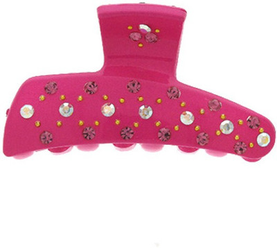 

Anuradha Art Jewellery Clutcher Hair Claw(Pink)