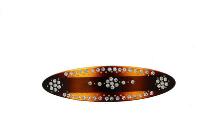 

Anuradha Art Jewellery Back Pin Back Pin(Brown)