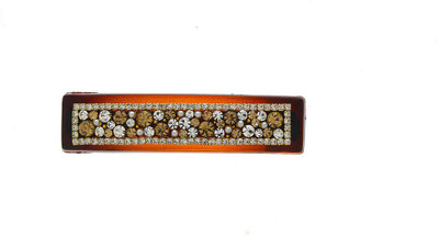 

Anuradha Art Jewellery Back Pin Back Pin(Brown)