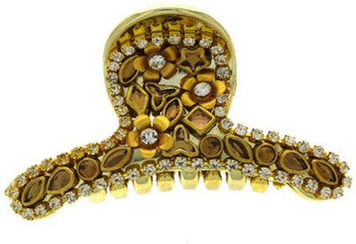 

Anuradha Art Jewellery Clutcher Hair Claw(Gold)