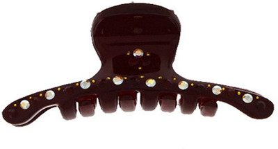 Anuradha Art Jewellery Clutcher Hair Claw(Brown)