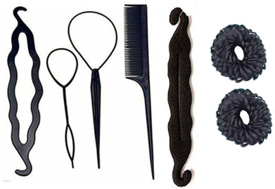 

KashQueen Unique Hair Tool Kit (Set of 7) Braid Extension(Black)