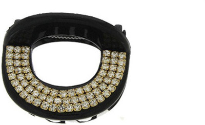 Anuradha Art Jewellery Clutcher Hair Claw(Black)