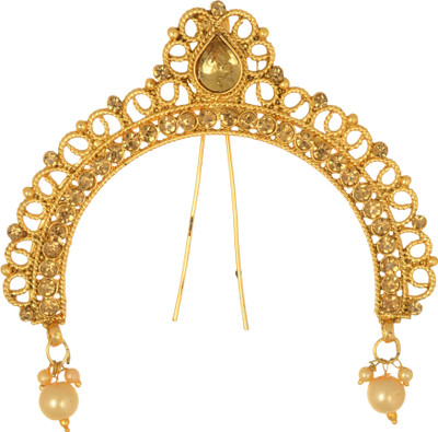 

REETI FASHIONS South Indian and Maharashtra juda pin - hair accessory Bun Clip(Gold)