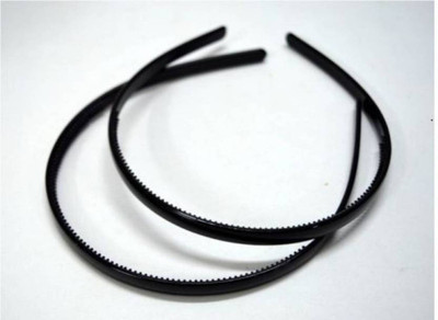

KashQueen Kids Black Plain Hair Bands (Black) Hair Band(Black)