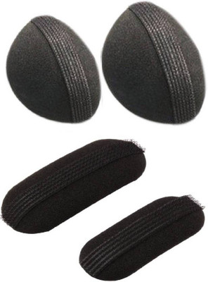 

KashQueen Set of 4 Pcs Puff Bun Hair Accessory Set (Black) Hair Accessory Set(Black)