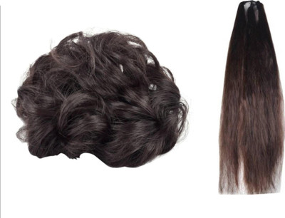 

KashQueen Fashion Hair Juda & Choti for Wedding (Brown) Hair Accessory Set(Brown)