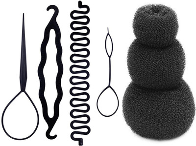 

KashQueen Set of 7 Fashion Hair Accessories Combo Set for Womens Hair Accessory Set(Black)