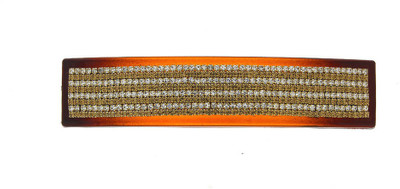 

Anuradha Art Jewellery Back Pin Back Pin(Brown)