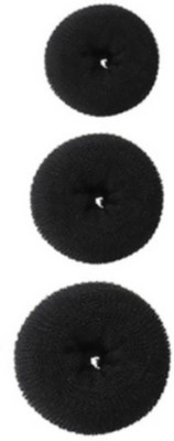 

KashQueen 3 Size Hair Donuts Bun (Black) Bun(Black)