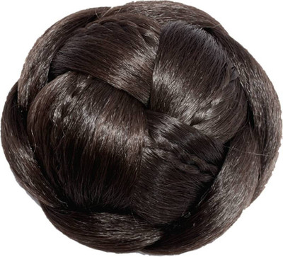 

KashQueen Latest Korean Imported Trendy Exclusive Artificial Hair/Hair Extentions New Premium Collection Bun Clip (Black) Hair Accessory Set(Brown)