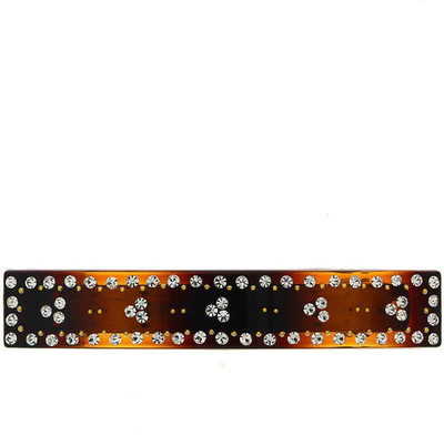 Anuradha Art Jewellery Back Pin Back Pin(Brown)