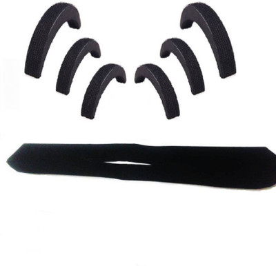 

KashQueen Set of 6 Puff Bun And 1 Curler Belt Hair Accessory Set (Black) Hair Accessory Set(Black)