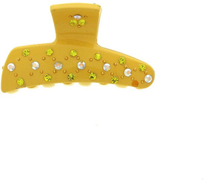 

Anuradha Art Jewellery Clutcher Hair Claw(Yellow)